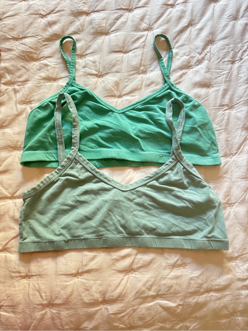 🌿 Jungmaven Hemp Bralette Bundle 2X Green & Sage